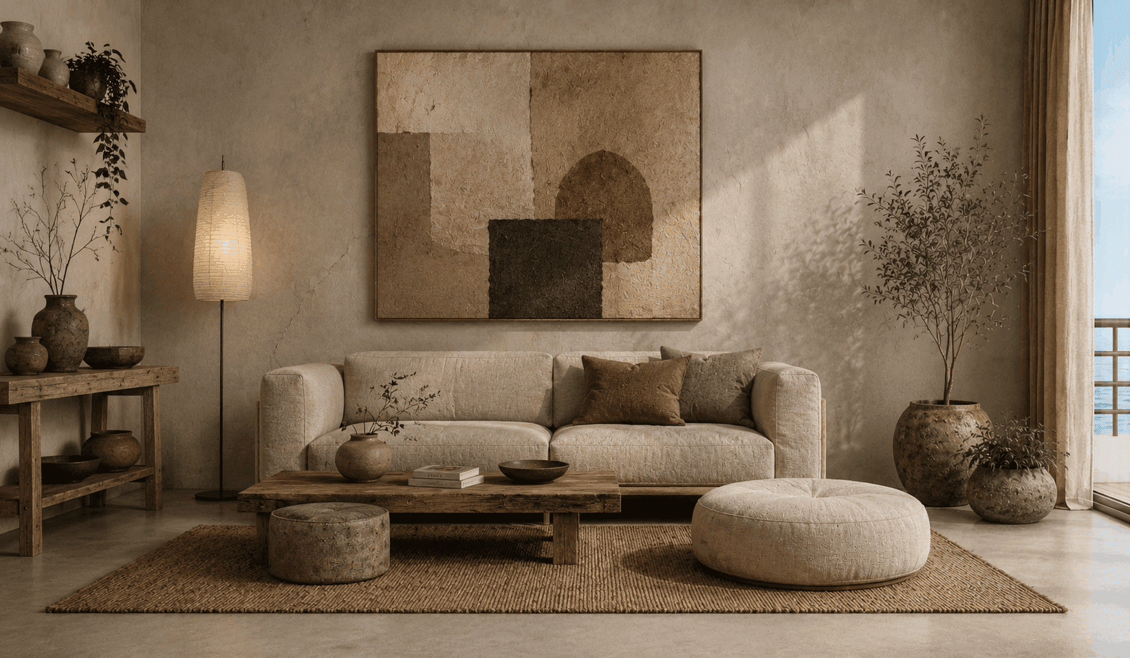 Living room render variation 5