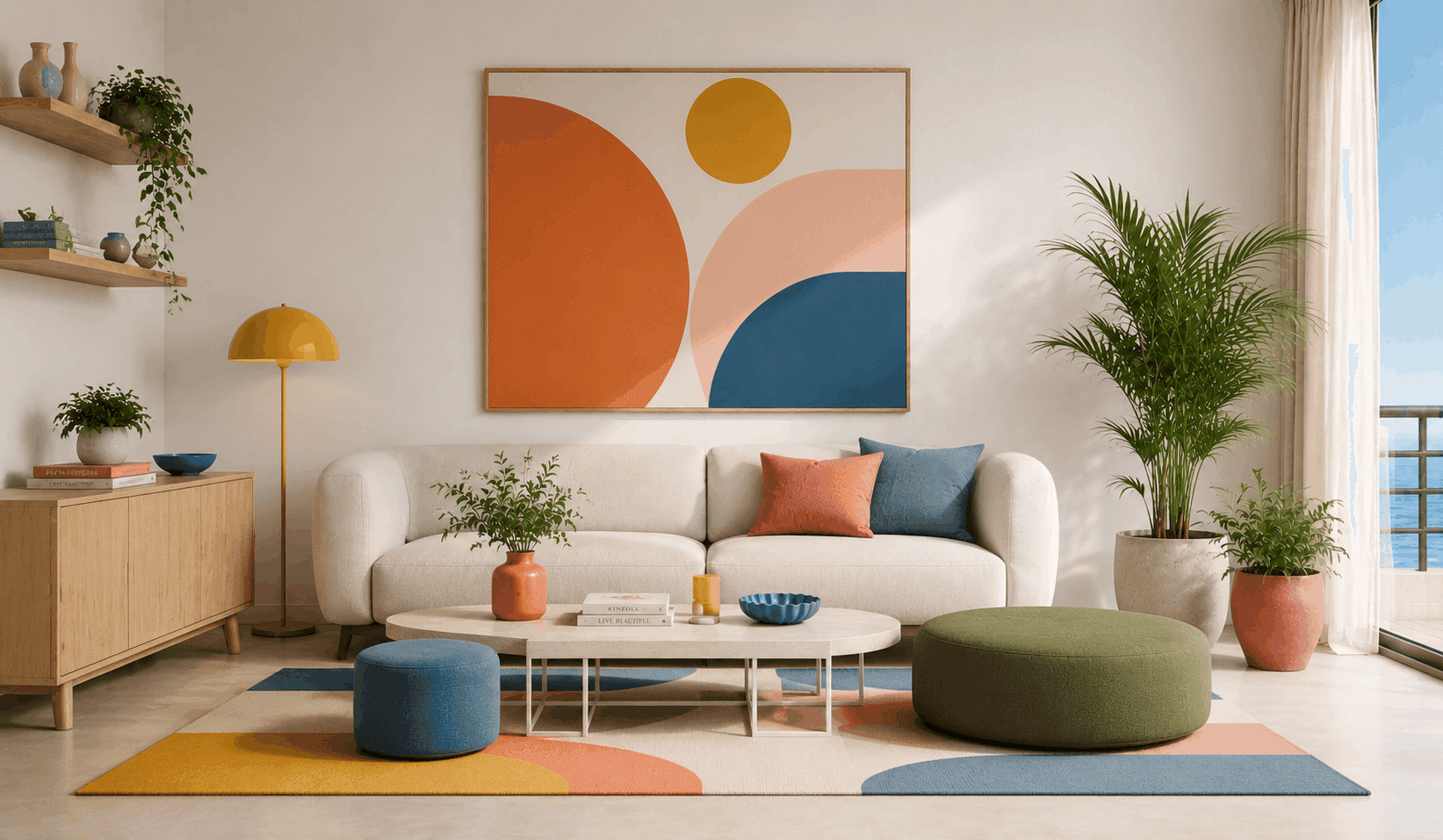 Living room render variation 8